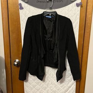 Simply Vera wang blazer with silk collar and detail